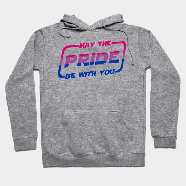 May the Pride Be With You Bisexual Flag Hoodie by Scar